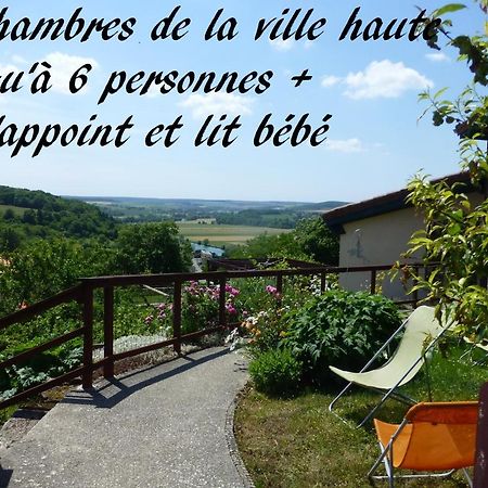 Les Chambres De La Ville Haute Dun-sur-Meuse Buitenkant foto
